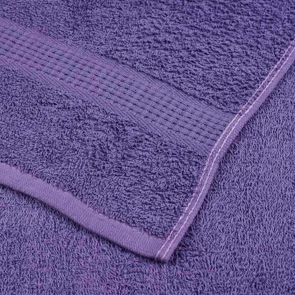 Asciugamani Doccia 10 pz Viola 70x140 cm 360 g/m² 100% Cotone - homemem39