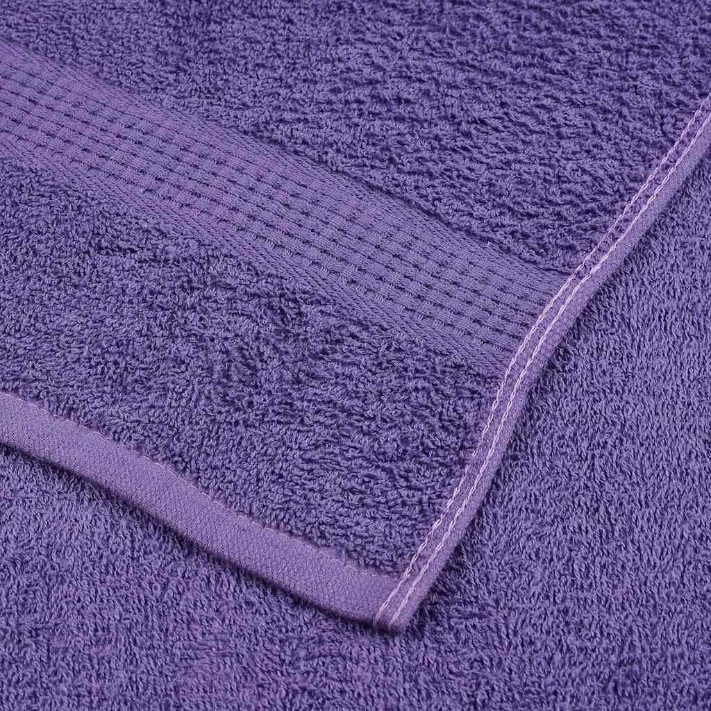 Asciugamani da Bagno 2 pz Viola 100x150cm 360g/m² 100% Cotone - homemem39
