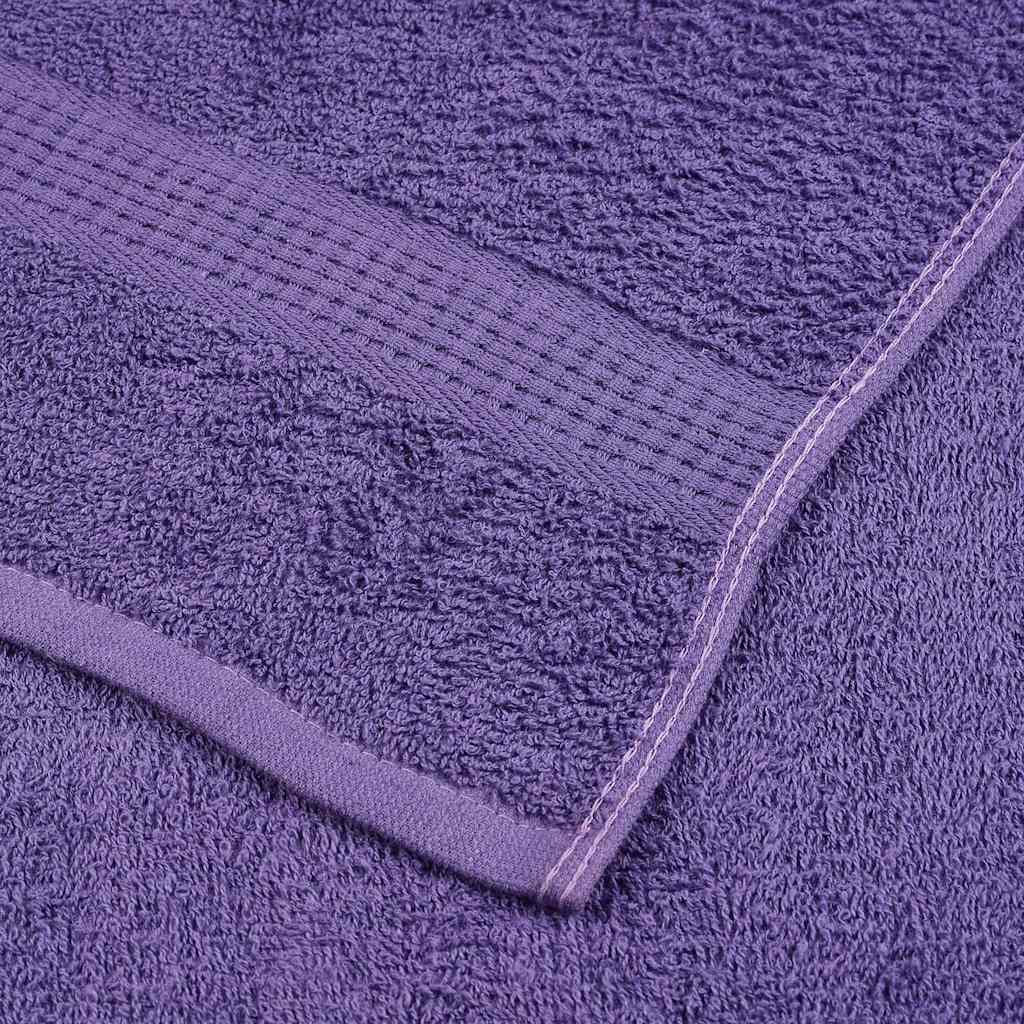 Asciugamani per Sauna 4 pz Viola 80x200cm 360g/m² 100% Cotone - homemem39