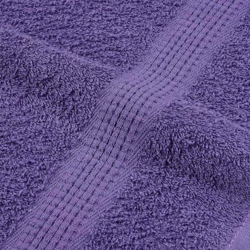 Asciugamani per Sauna 4 pz Viola 80x200cm 360g/m² 100% Cotone - homemem39