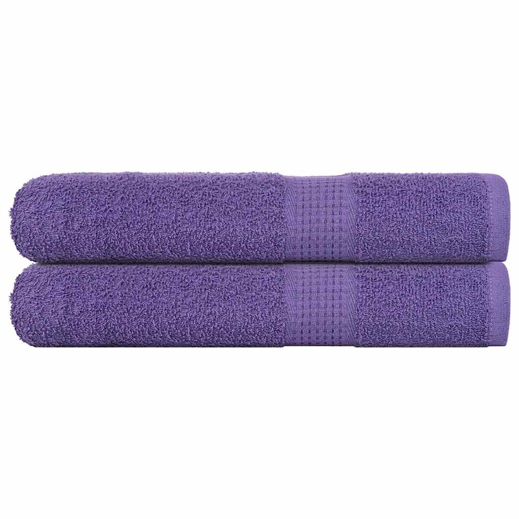 Asciugamani 2 pz Viola 100x200 cm 360 g/m² 100% Cotone - homemem39