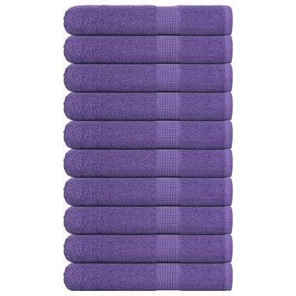Asciugamani FROGN 10 pz Viola 100x200 cm 360 g/m² | homemem39