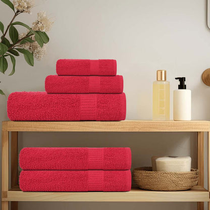 Asciugamani per ospiti FROGN 2 pz Rosso 30x50 cm 360 g/m²