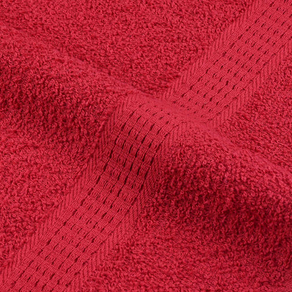 Asciugamani da bagno FROGN 10 pz Rosso 100x150 cm 360 g/m²