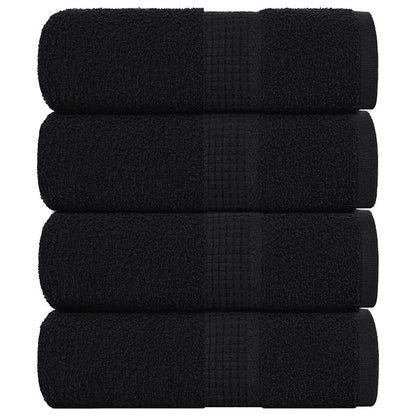 Asciugamani per ospiti FROGN 4 pz Nero 30x50 cm 360 g/m²