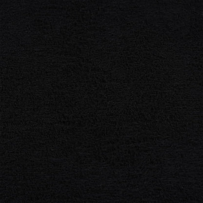 Asciugamani 10 pz Neri 50x100 cm 360 g/m² 100% Cotone