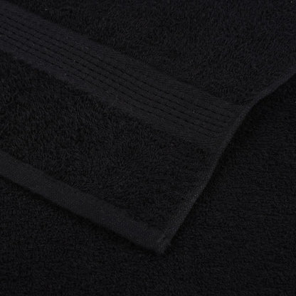 Asciugamani da doccia FROGN 2 pz Nero 70x140 cm 360 g/m²
