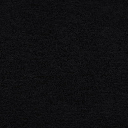 Asciugamani da Bagno 4 pz Neri 100x150cm 360g/m² 100% Cotone