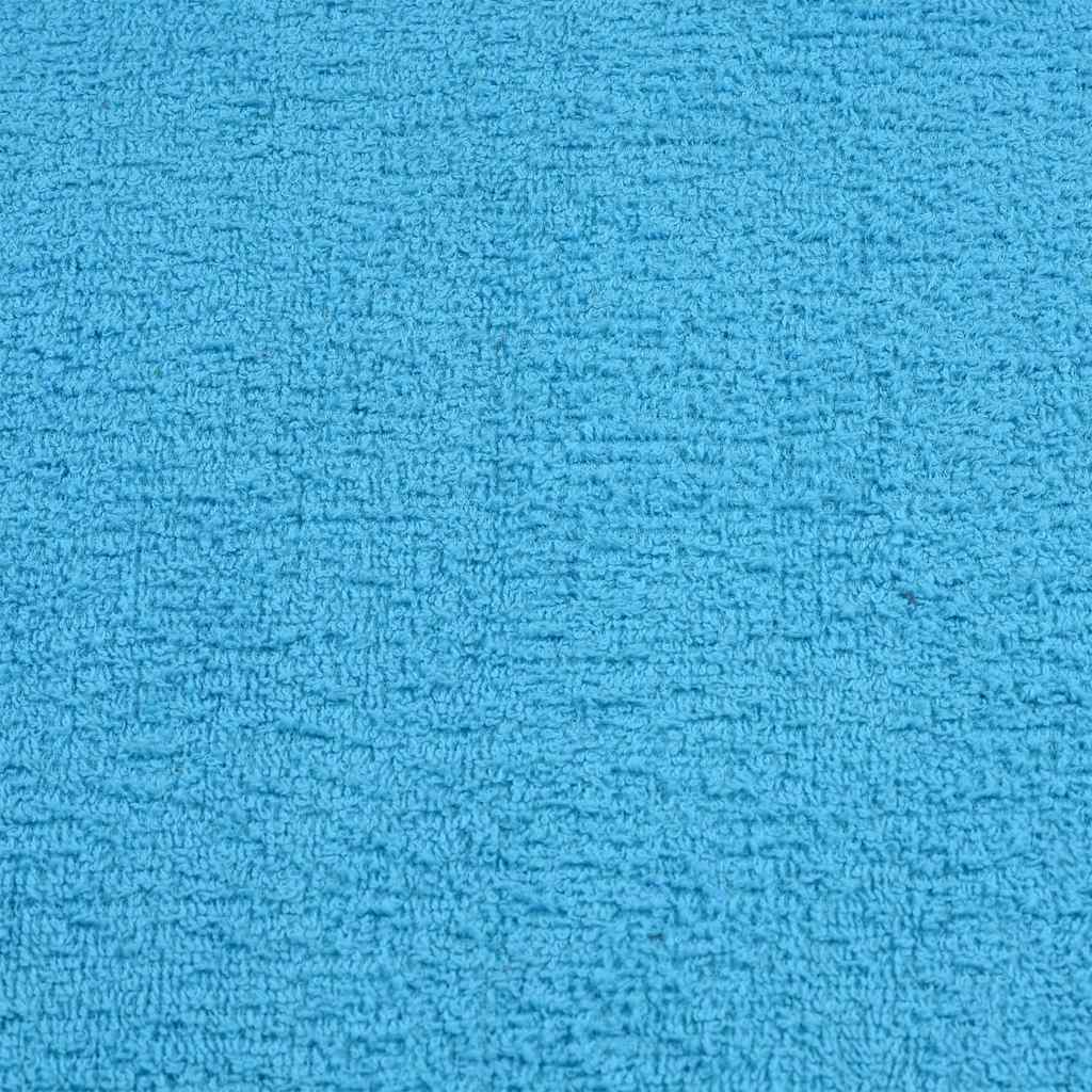 Asciugamani da bagno FROGN 10 pz Turchese 30x30 cm 360 g/m²