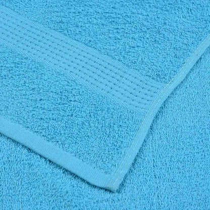 Asciugamani Ospiti 10 pz Turchesi 30x50 cm 360 g/m² 100% Cotone