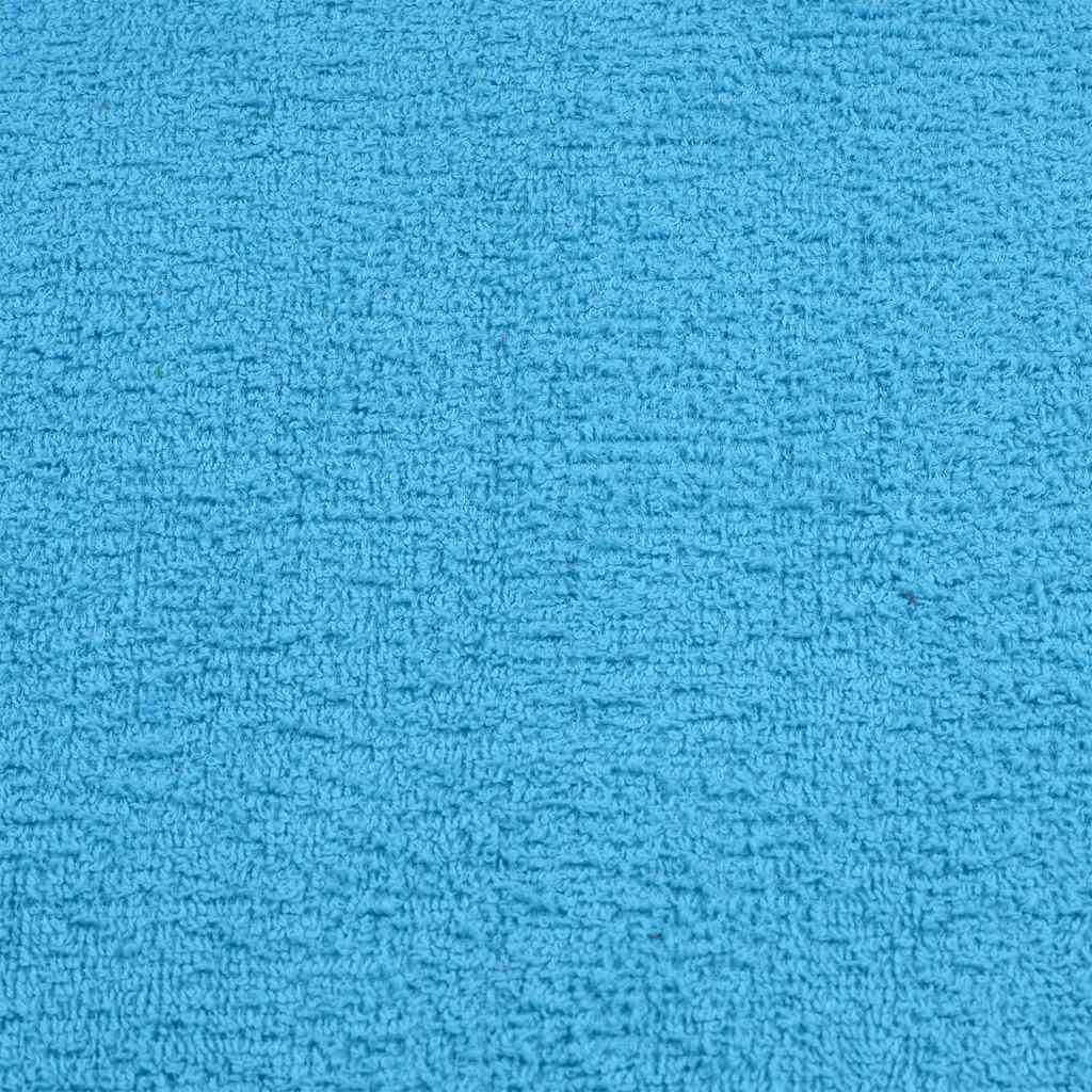 Asciugamani da bagno FROGN 10 pz Turchese 100x150 cm 360 g/m²