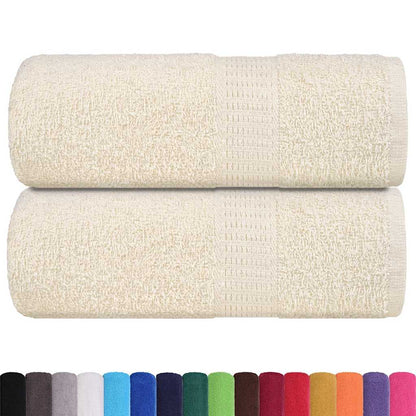 Asciugamani per Sapone 2 pz Crema 30x30 cm 360 g/m² 100% Cotone - homemem39