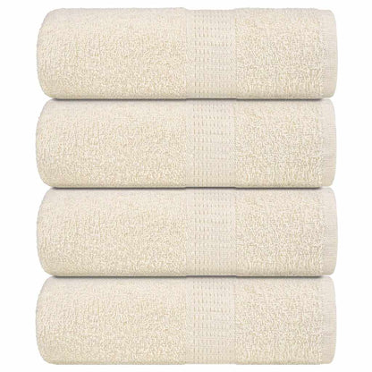 Asciugamani Ospiti 4 pz Crema 30x50 cm 360 g/m² 100% Cotone - homemem39