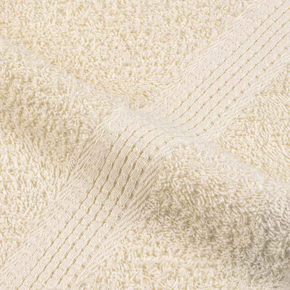 Asciugamani Ospiti 4 pz Crema 30x50 cm 360 g/m² 100% Cotone - homemem39