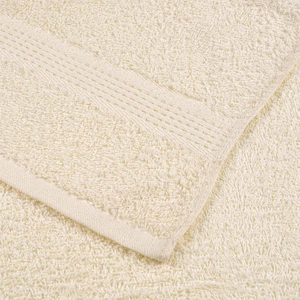 Asciugamani FROGN 2 pz Crema 50x100 cm 360 g/m²