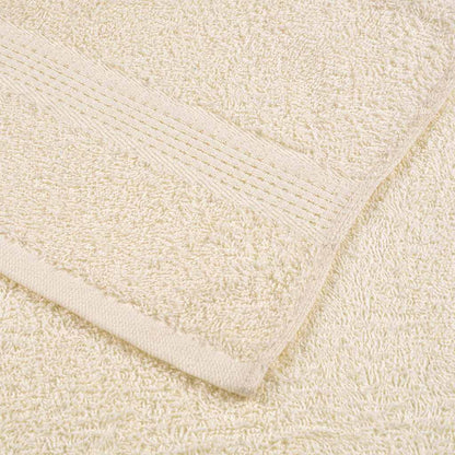 Asciugamani Doccia 2 pz Crema 70x140 cm 360 g/m² 100% Cotone - homemem39