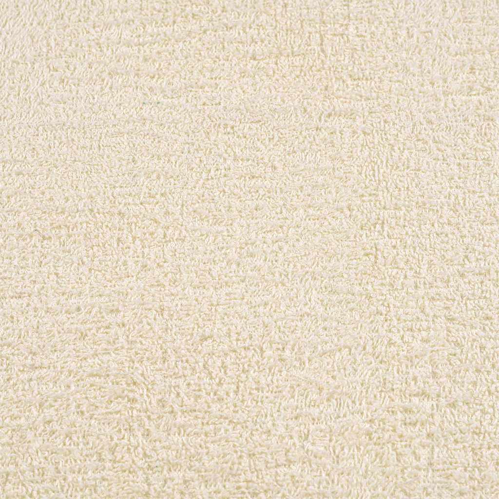 Asciugamani da Bagno 2 pz Crema 100x150 cm 360 g/m² 100% Cotone - homemem39