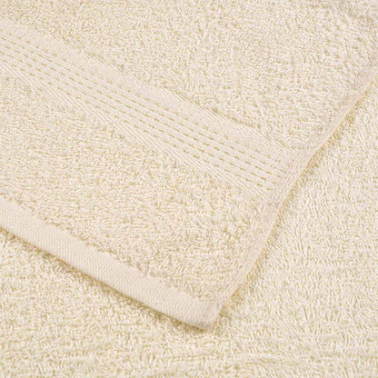 Asciugamani da bagno FROGN 10 pz Crema 100x150 cm 360 g/m²