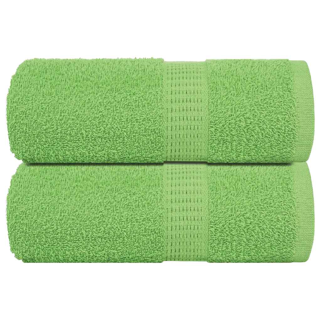 Asciugamani per Sapone 2 pz Verde Mela 30x30 cm 360 g/m² Cotone - homemem39