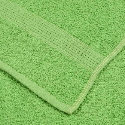 Asciugamani per Sapone 4 pz Verde Mela 30x30 cm 360 g/m² Cotone - homemem39