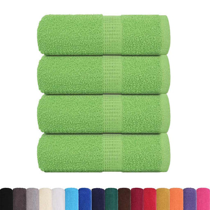 Asciugamani per ospiti FROGN 4 pz Verde mela 30x50 cm 360 g/m²