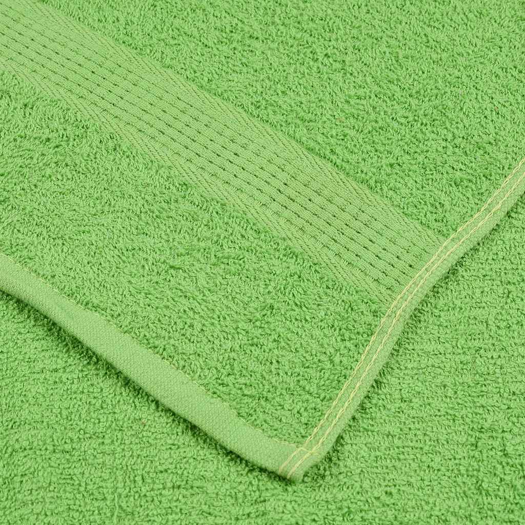 Asciugamani 10 pz Verde Mela 50x100 cm 360 g/m² 100% Cotone - homemem39