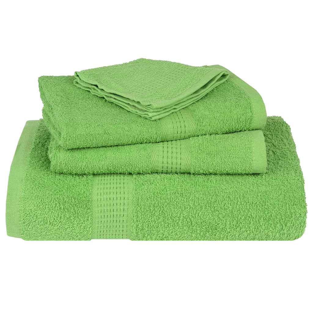 Asciugamani Doccia 2 pz Verde Mela 70x140cm 360g/m² 100% Cotone - homemem39