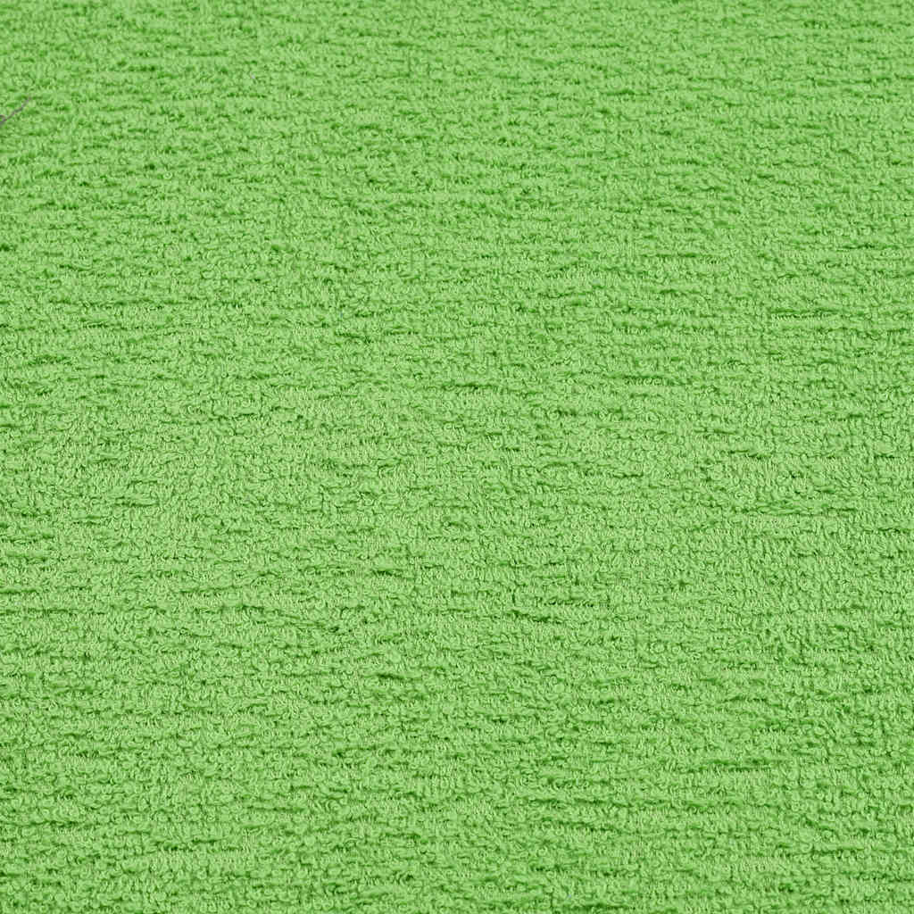 Asciugamani da Bagno 10 pz Verde Mela 100x150cm 360 g/m² Cotone - homemem39