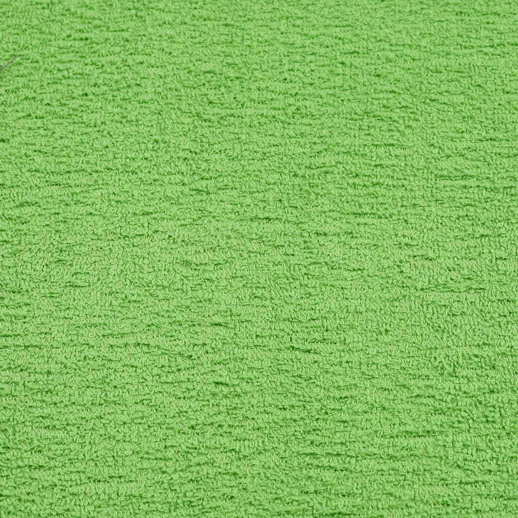 Asciugamani per sauna FROGN 10 pz Verde mela 80x200 cm 360 g/m²