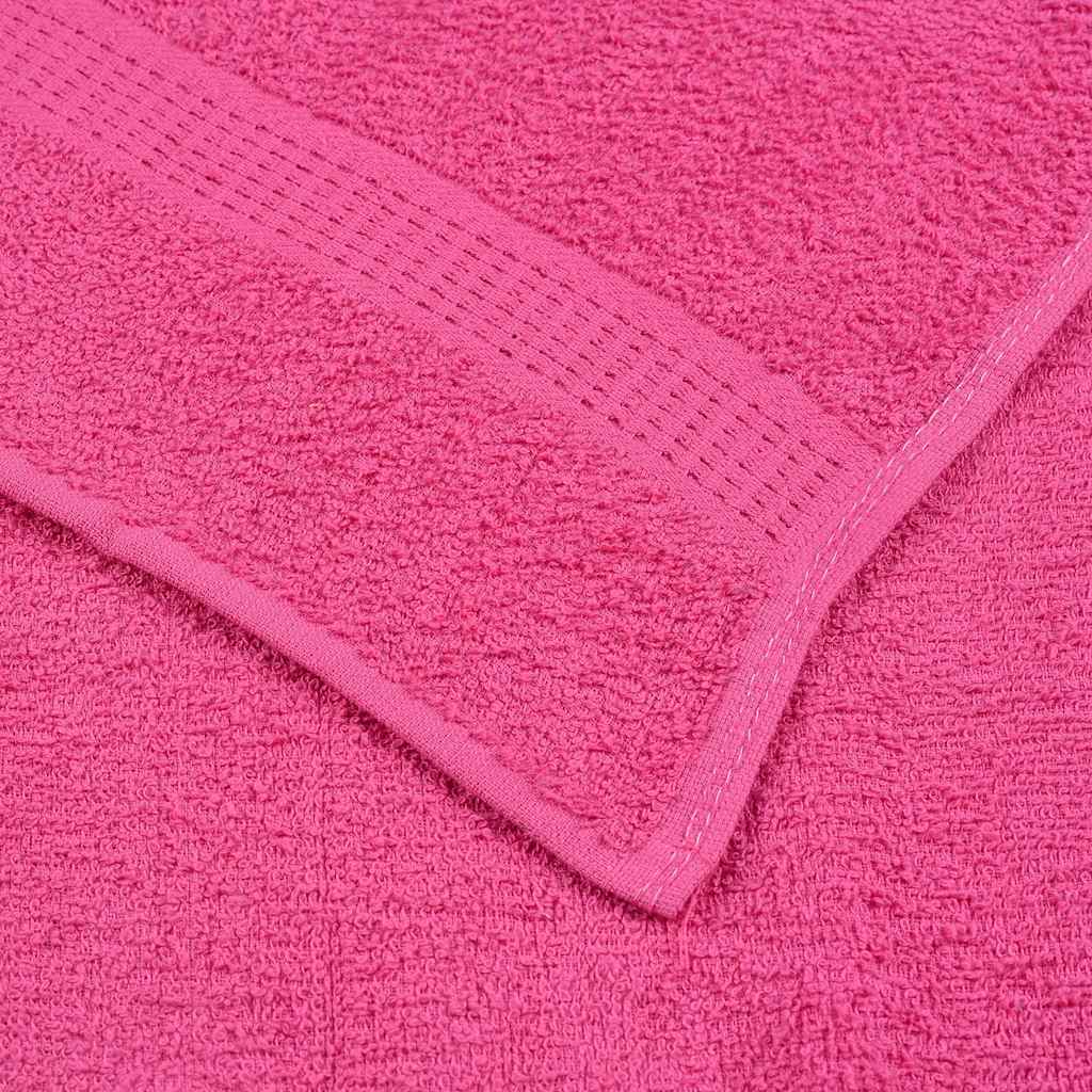 Asciugamani 2 pz Rosa 50x100 cm 360 g/m² 100% Cotone - homemem39