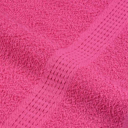 Asciugamani 2 pz Rosa 50x100 cm 360 g/m² 100% Cotone - homemem39