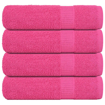 Asciugamani FROGN 4 pz Rosa 50x100 cm 360 g/m²