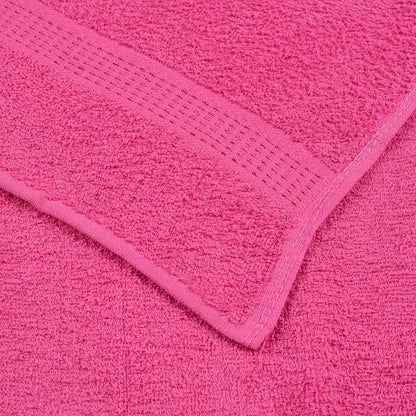 Asciugamani 10 pz Rosa 50x100 cm 360 g/m² 100% Cotone - homemem39