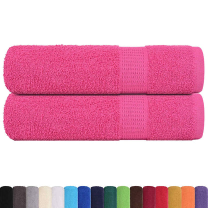 Asciugamani da Doccia FROGN 2 pz Rosa 70x140 cm 360 g/m²