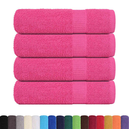Asciugamani da Doccia FROGN 4 pz Rosa 70x140 cm 360 g/m²