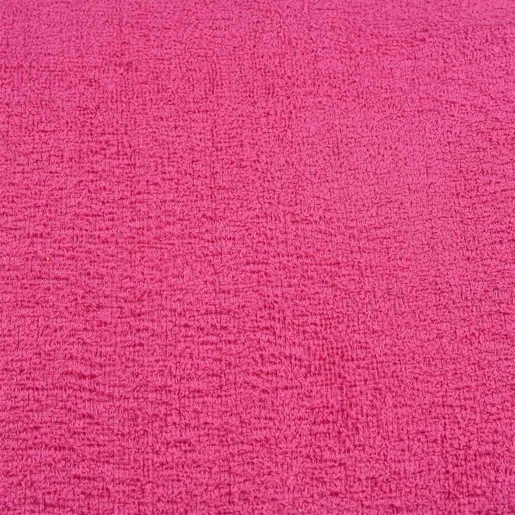 Asciugamani Doccia 4 pz Rosa 70x140 cm 360 g/m² 100% Cotone