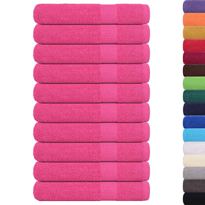 Asciugamani per sauna FROGN 10 pezzi Rosa 80x200 cm 360 g/m²