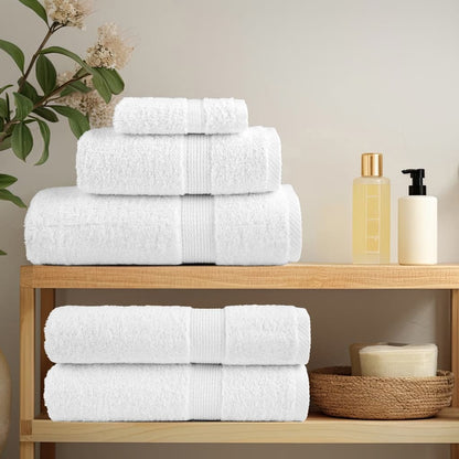 Asciugamani Premium SOLUND 2 pz Bianco 30x30 cm 600 g/m²