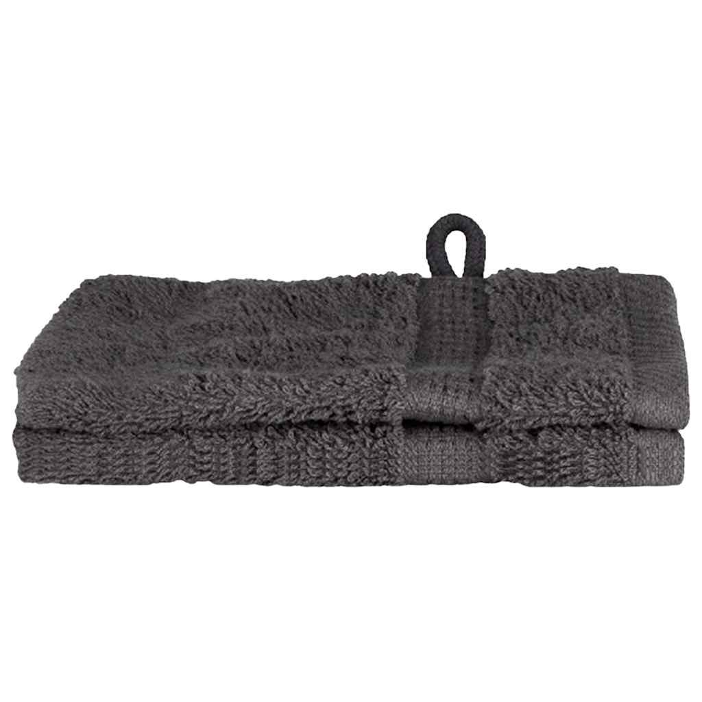Panni per il viso SOLUND 2 pcs Antracite Cotone