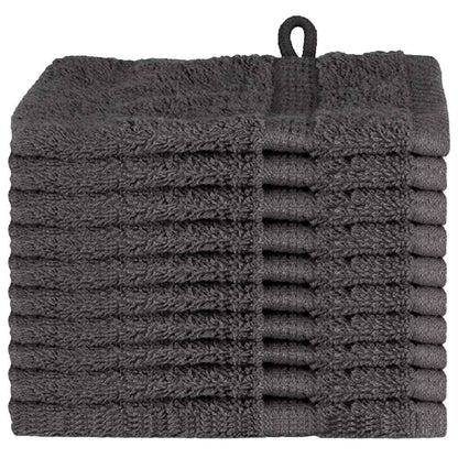 Asciugamano per Ospiti SOLUND 10 pz Antracite 15 x 21 cm | homemem39