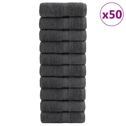 Salviette Premium SOLUND 50 pz Antracite 15x21 cm 600 g/m²