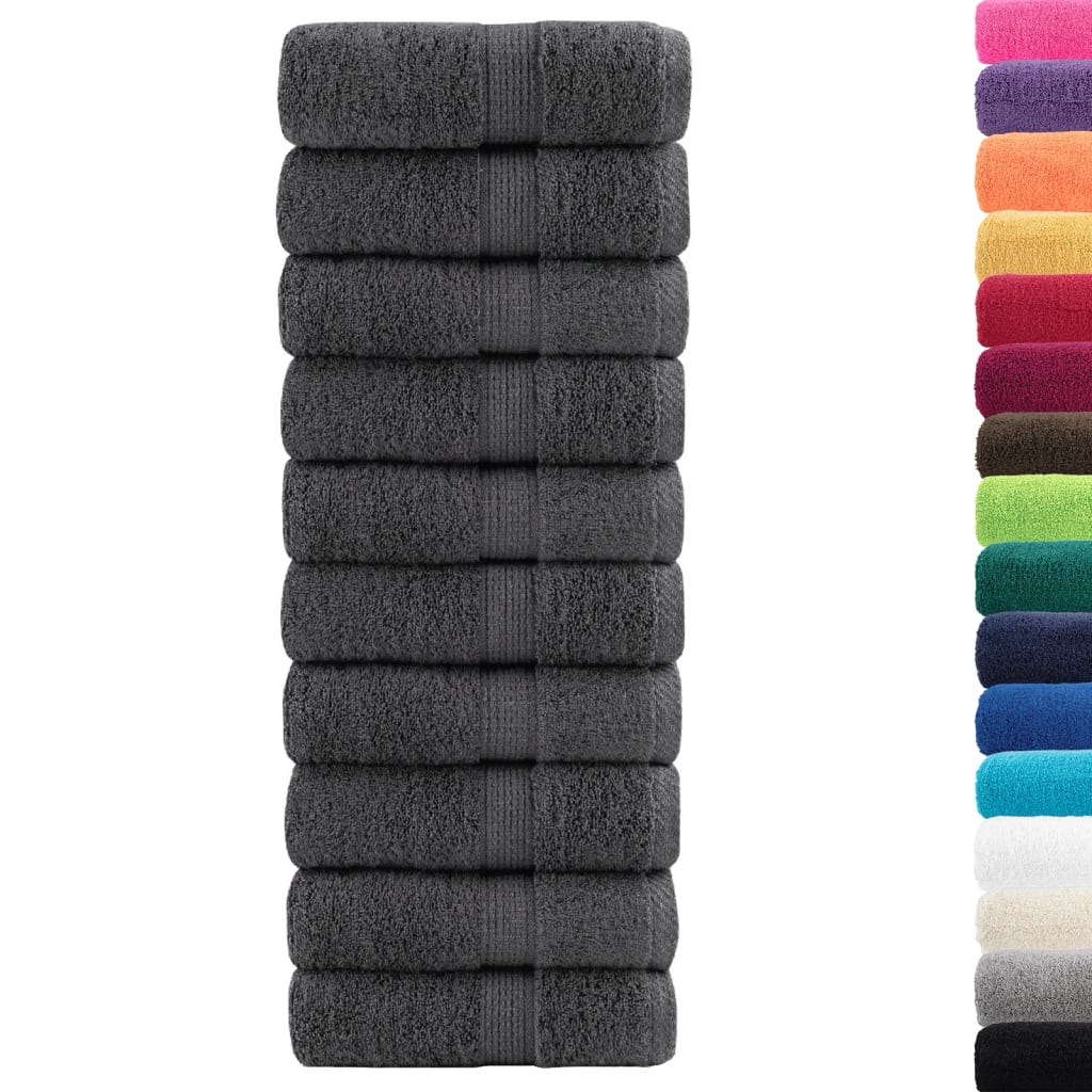 Salviette Premium SOLUND 50 pz Antracite 15x21 cm 600 g/m²