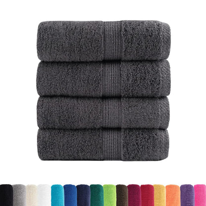Asciugamani Ospiti SOLUND 4 pz Antracite 30x50cm 600gsm - homemem39