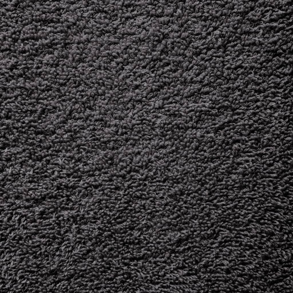 Asciugamani Premium SOLUND 10 pz Antracite 50x100 cm 600 g/m²