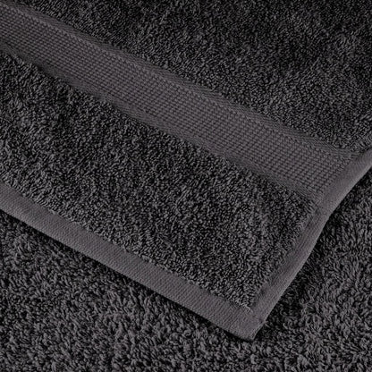 Asciugamani Doccia SOLUND 4 pz Antracite 70x140 cm 600gsm - homemem39