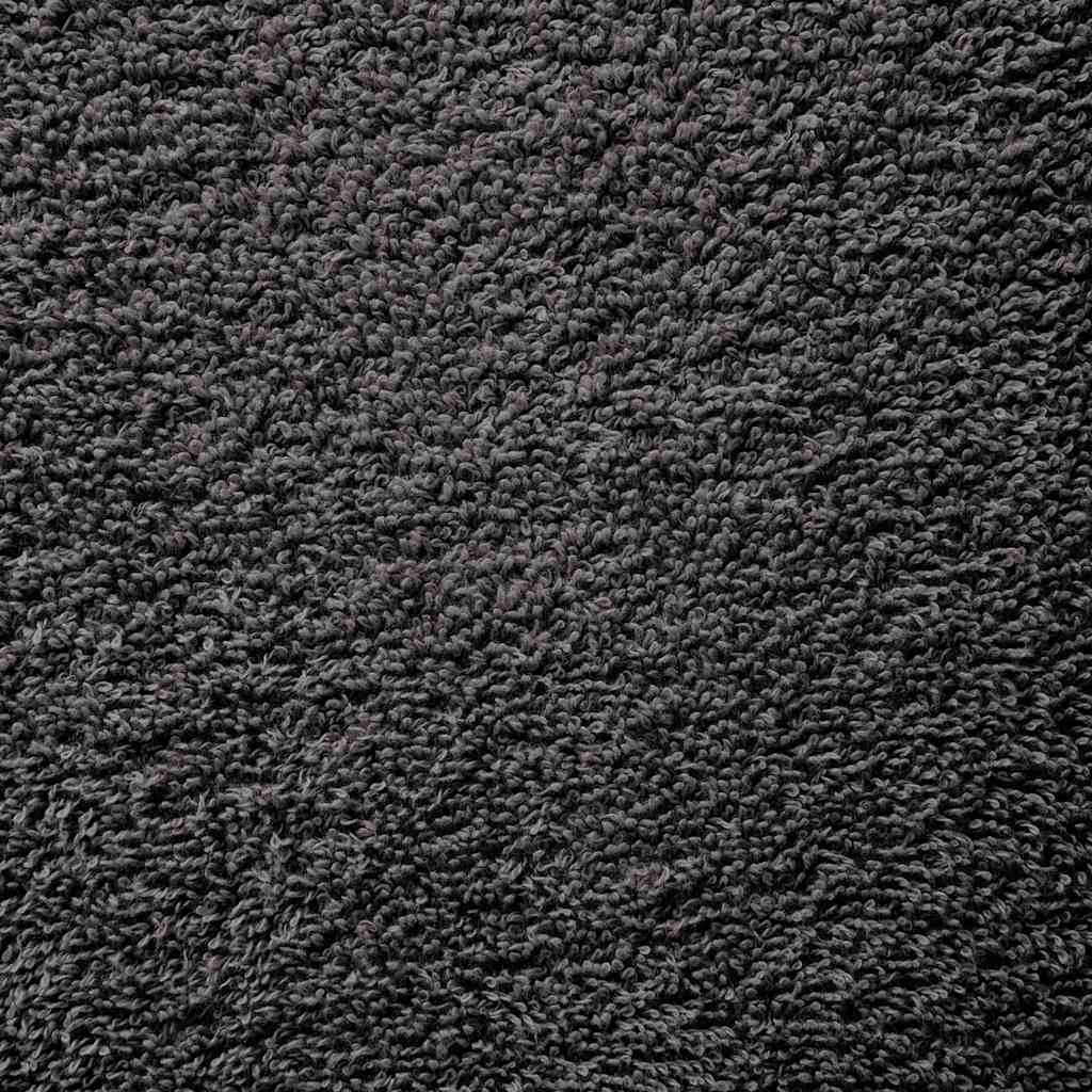 Asciugamani da doccia premium SOLUND 10 pz Antracite 70x140 cm