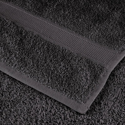 Asciugamani da doccia premium SOLUND 10 pz Antracite 70x140 cm