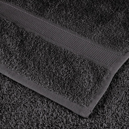 Asciugamani da bagno Premium SOLUND 4 pz Antracite 100x150 cm