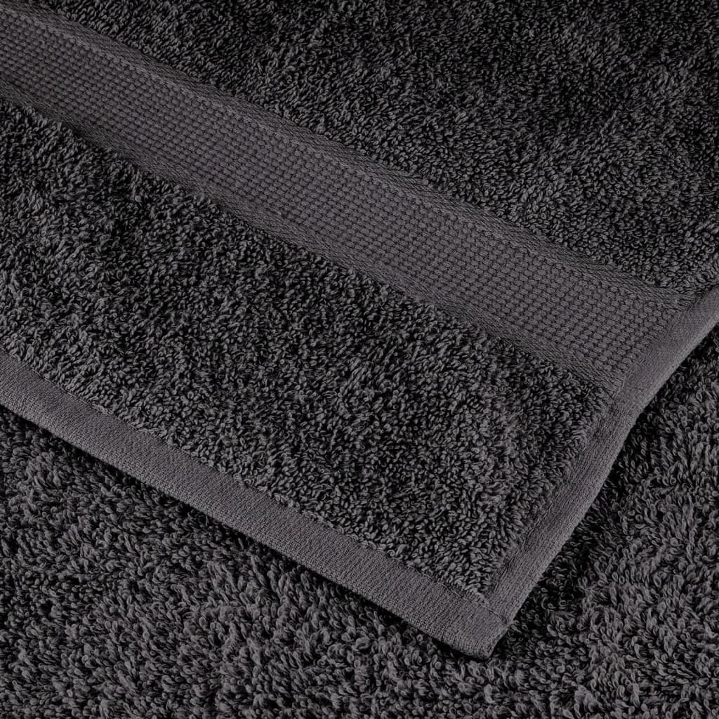Asciugamani per sauna Premium SOLUND 2 pz Antracite 80x200 cm