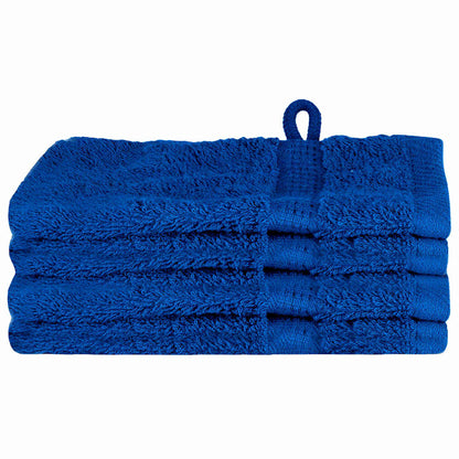Asciugamano per Ospiti SOLUND 4 pz Blu 15 x 21 cm 550 gsm | homemem39